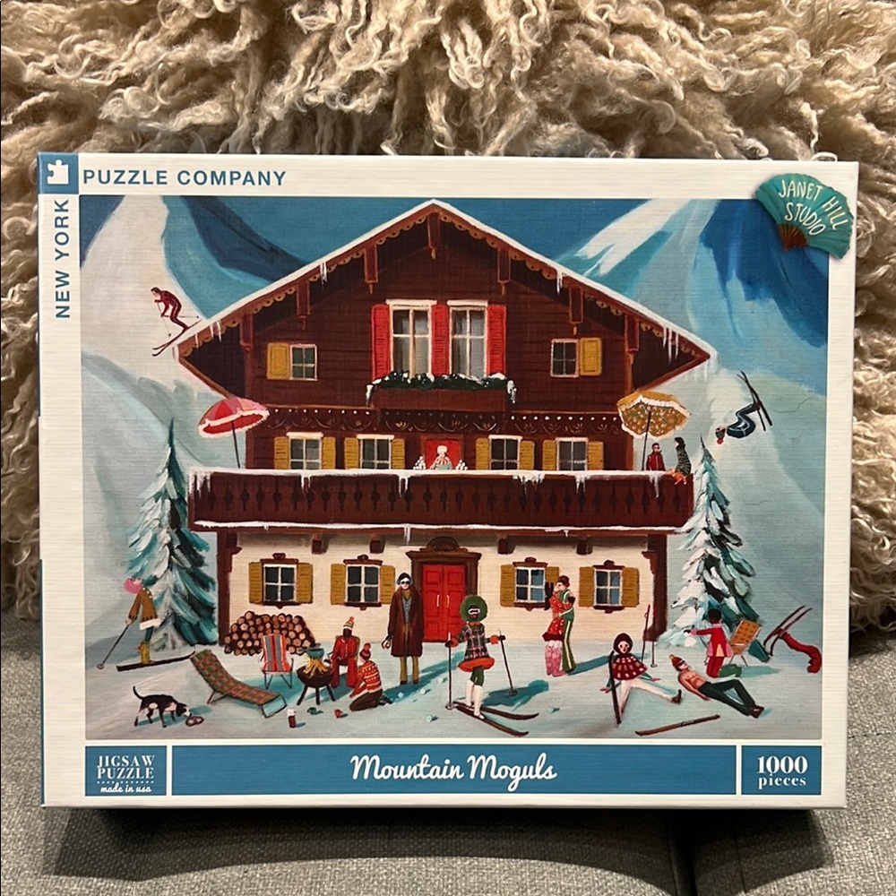 New York Puzzle Company Mountain Moguls 1000 Piece Puzzle
